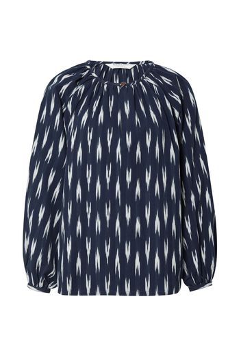 People Tree Camicia da donna 'Dawson Ikat'  navy / bianco