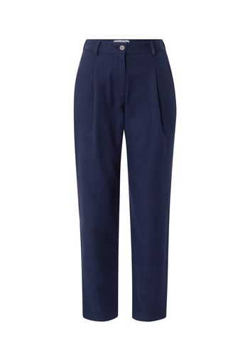 People Tree Pantaloni con pieghe 'Annis Twill'  navy