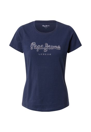 Pepe Jeans Maglietta 'BEATRICE'  blu scuro / argento