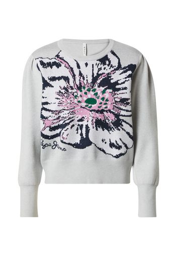 Pepe Jeans Pullover 'BIBI'  grigio chiaro / marino / rosa chiaro