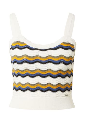 Pepe Jeans Top in maglia 'BRACHA'  crema / blu / nero / giallo