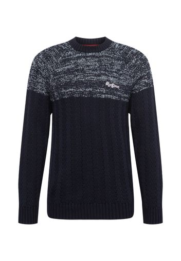 Pepe Jeans Pullover 'MANUEL'  blu scuro / bianco