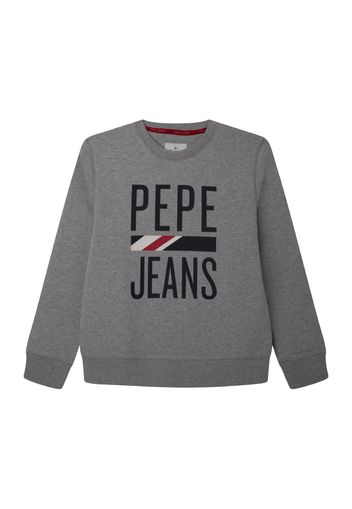 Pepe Jeans Felpa 'Otis'  navy / grigio scuro / rosso rubino / bianco