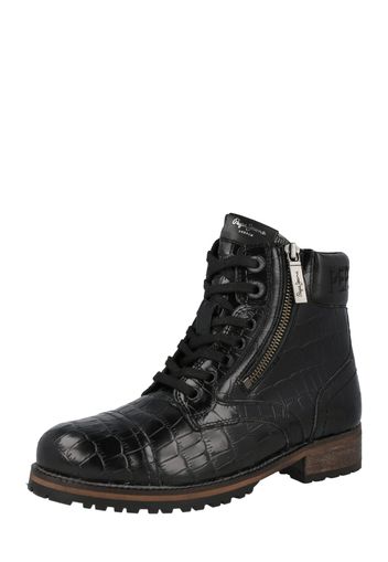 Pepe Jeans Stivaletto stringato  nero