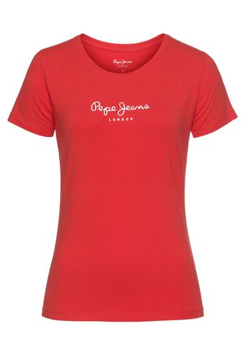 Pepe Jeans Maglietta 'Virginia'  rosso / bianco