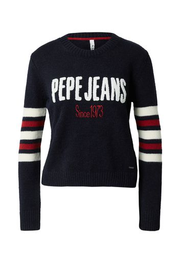 Pepe Jeans Pullover 'BONNIE'  blu scuro / rosso carminio / bianco