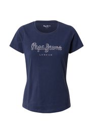 Pepe Jeans Maglietta 'BEATRICE'  blu scuro / argento