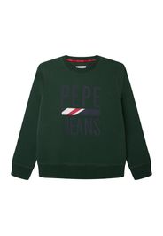 Pepe Jeans Felpa 'Otis'  verde scuro / lavanda / rosso / bianco