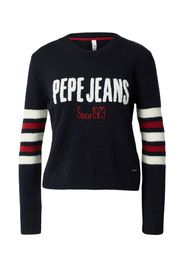 Pepe Jeans Pullover 'BONNIE'  blu scuro / rosso carminio / bianco