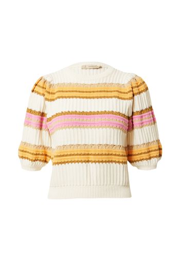 Peppercorn Pullover 'Miriam'  marrone / arancione pastello / fucsia / bianco