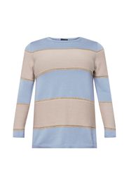 Persona by Marina Rinaldi Pullover 'ARMENIA'  blu chiaro / beige / oro