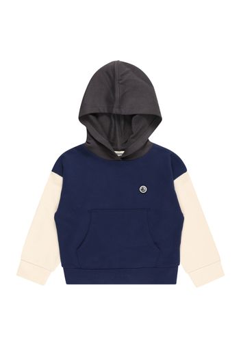 PETIT BATEAU Felpa  crema / blu scuro / grigio scuro