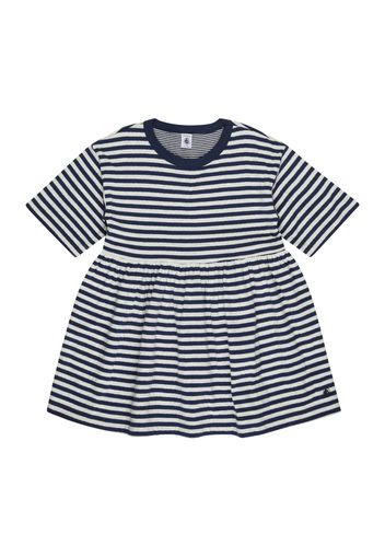 PETIT BATEAU Abito  blu scuro / nero / bianco