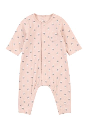 PETIT BATEAU Tutina / body per bambino  blu fumo / rosa pastello / bianco