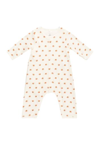 PETIT BATEAU Pigiama  caramello / bianco