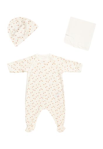 PETIT BATEAU Set  grigio / arancione scuro / bianco