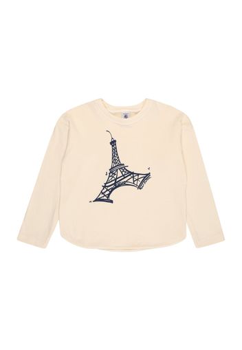 PETIT BATEAU Maglietta  crema / navy