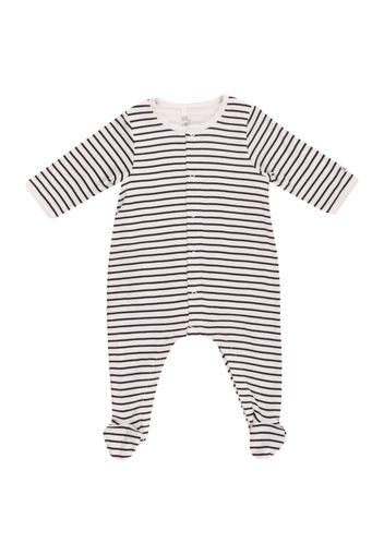 PETIT BATEAU Pigiama  blu scuro / bianco