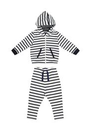 PETIT BATEAU Tuta da jogging  navy / bianco