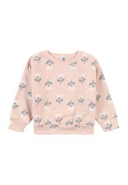 PETIT BATEAU Felpa  grigio / rosa / bianco