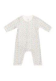 PETIT BATEAU Pigiama  blu chiaro / pietra / arancione scuro / bianco