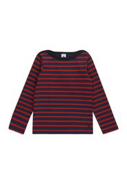 PETIT BATEAU Maglietta 'MARINIERE'  navy / rosso