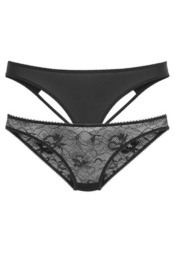 PETITE FLEUR GOLD Slip  nero