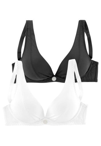 PETITE FLEUR Reggiseno  nero / bianco