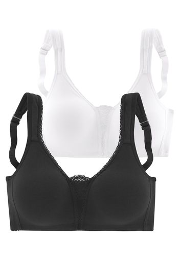 PETITE FLEUR Reggiseno  bianco / nero