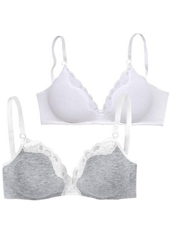 PETITE FLEUR Reggiseno  bianco / grigio