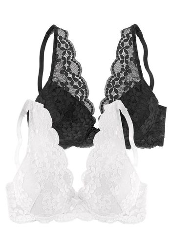 PETITE FLEUR Reggiseno  bianco / nero