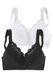 PETITE FLEUR Reggiseno  nero / bianco