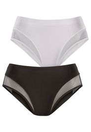 PETITE FLEUR Slip modellante  nero / bianco