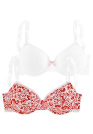 PETITE FLEUR Reggiseno  rosso / bianco