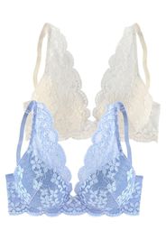 PETITE FLEUR Reggiseno  blu cielo / crema