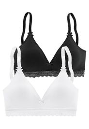 PETITE FLEUR Reggiseno  bianco / nero