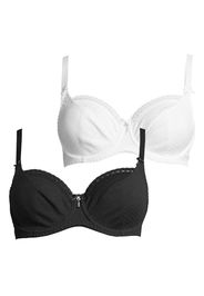 PETITE FLEUR Reggiseno  nero / bianco