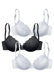 PETITE FLEUR Reggiseno  nero / bianco