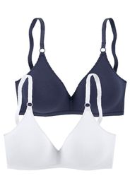 PETITE FLEUR Reggiseno  marino / bianco