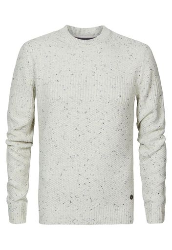 Petrol Industries Pullover  bianco / marino