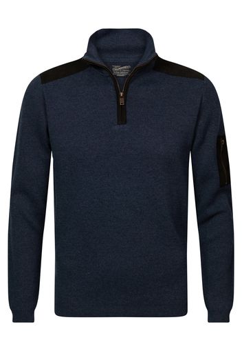 Petrol Industries Pullover  blu scuro / nero