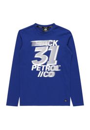 Petrol Industries Maglietta  blu / bianco