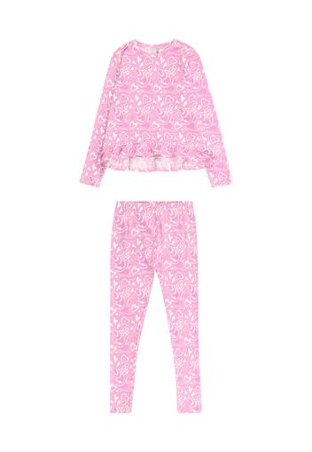 Pieces Kids Pigiama  rosa / rosé / bianco