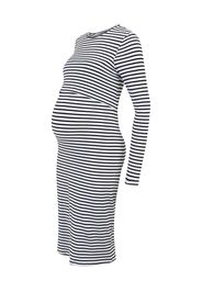 Pieces Maternity Abito  nero / bianco