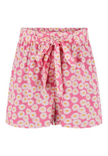 Pieces Petite Pantaloni 'PCNYA'  rosa chiaro / bianco / giallo scuro