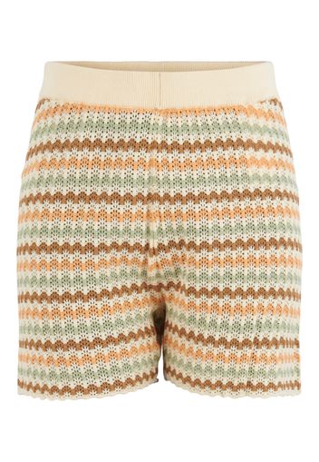 Pieces Petite Pantaloni 'VENICE'  marrone / verde / arancione / beige