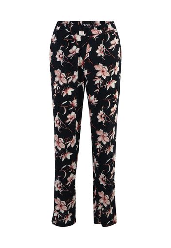 Pieces Petite Pantaloni 'LILIANA'  crema / blu notte / rosa antico