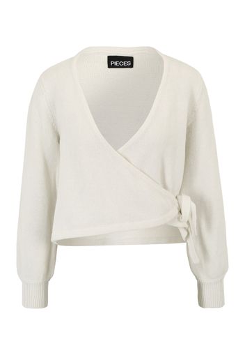 Pieces Petite Pullover 'RISTA'  bianco lana