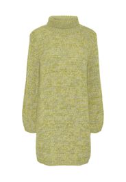 Pieces Petite Abito in maglia 'Nona'  giallo chiaro / grigio / lime