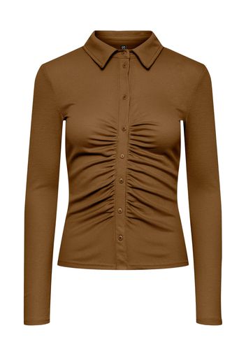 Pieces Tall Camicia da donna 'NORMA'  marrone